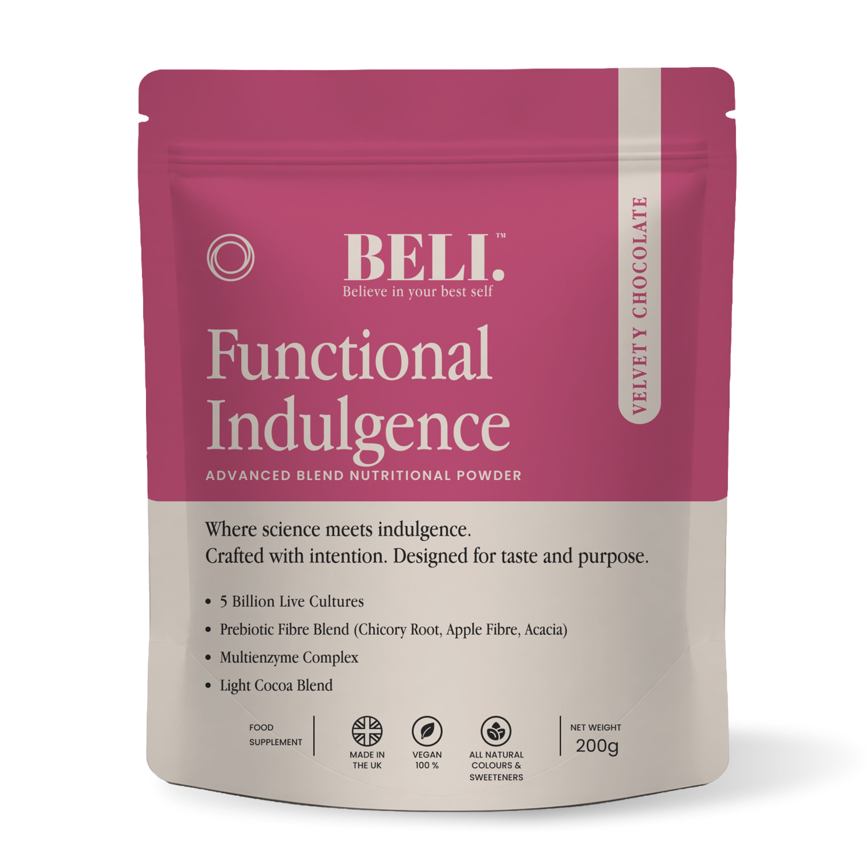 BELI. Functional Indulgence