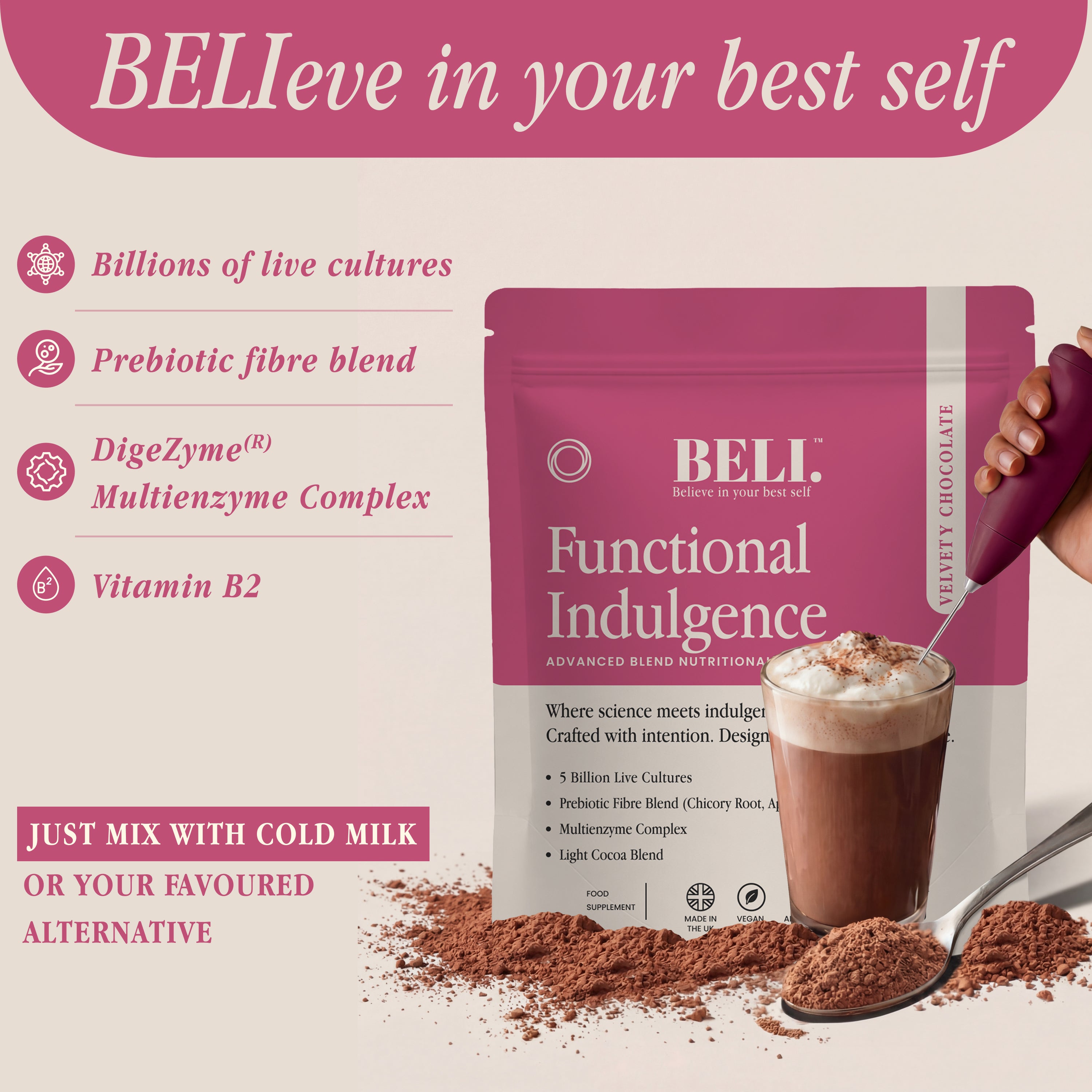 BELI. Functional Indulgence