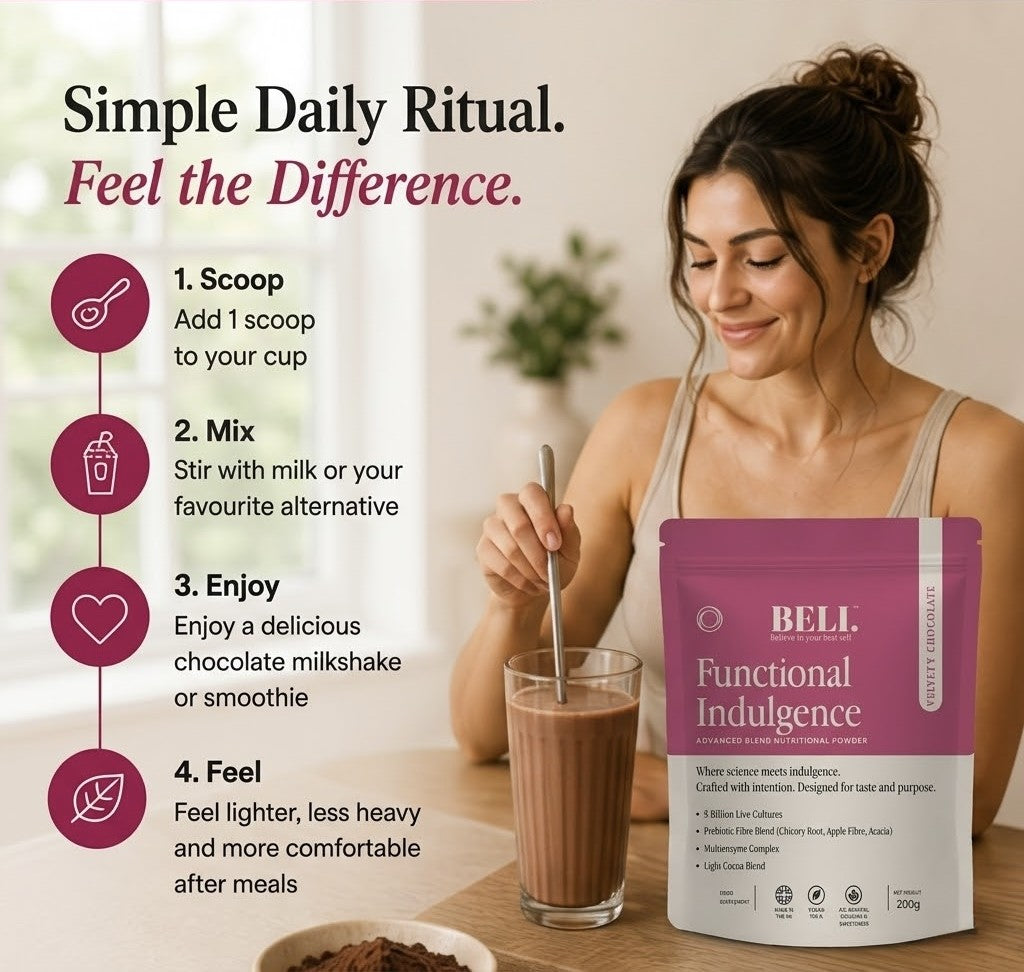 BELI. Functional Indulgence