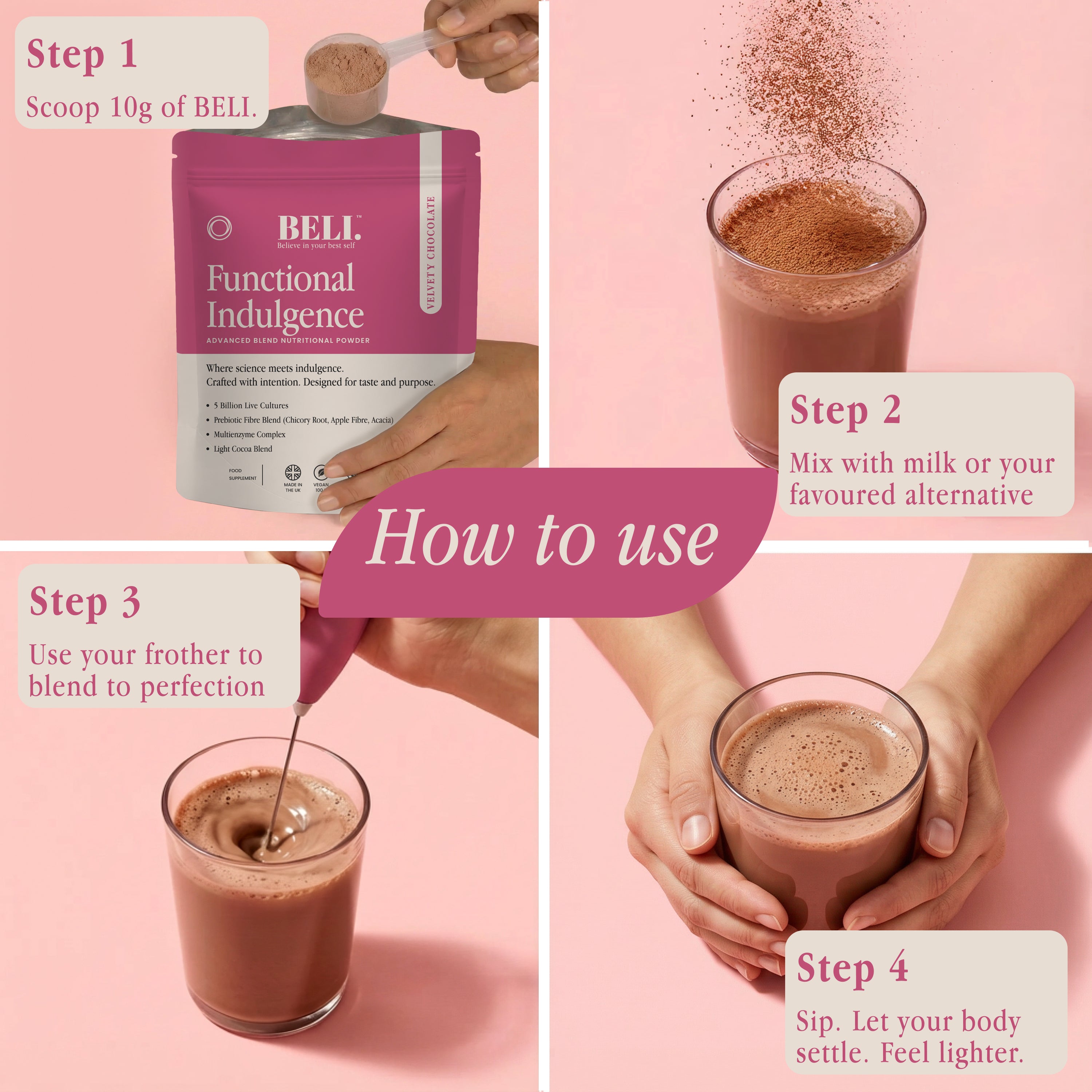 BELI. Functional Indulgence